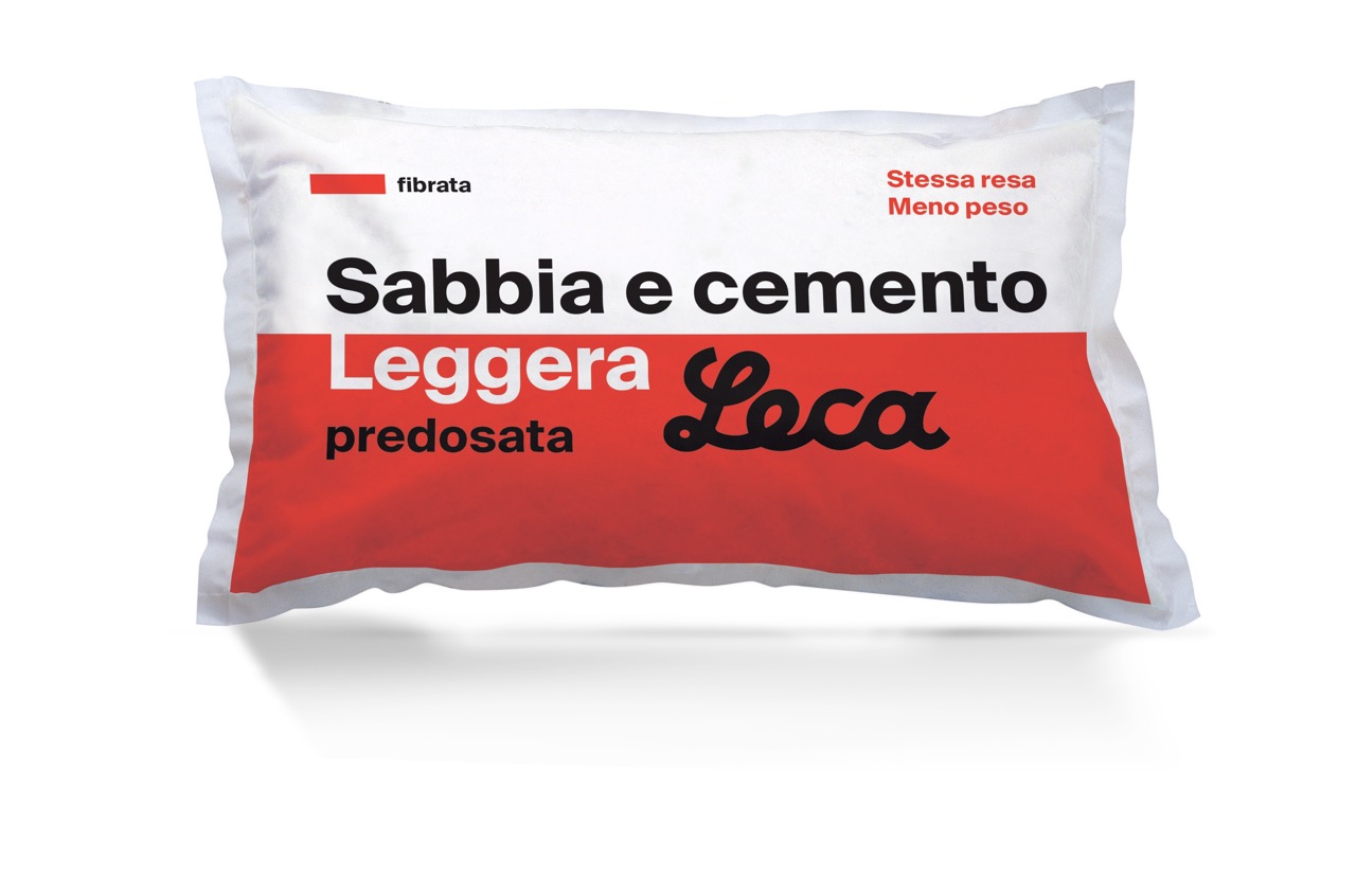 Sabbia e cemento leggera Leca predosata