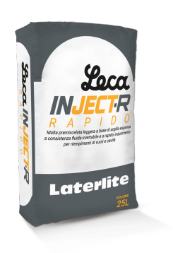 Leca Inject-R Rapido: malta premiscelata leggera a rapido indurimento